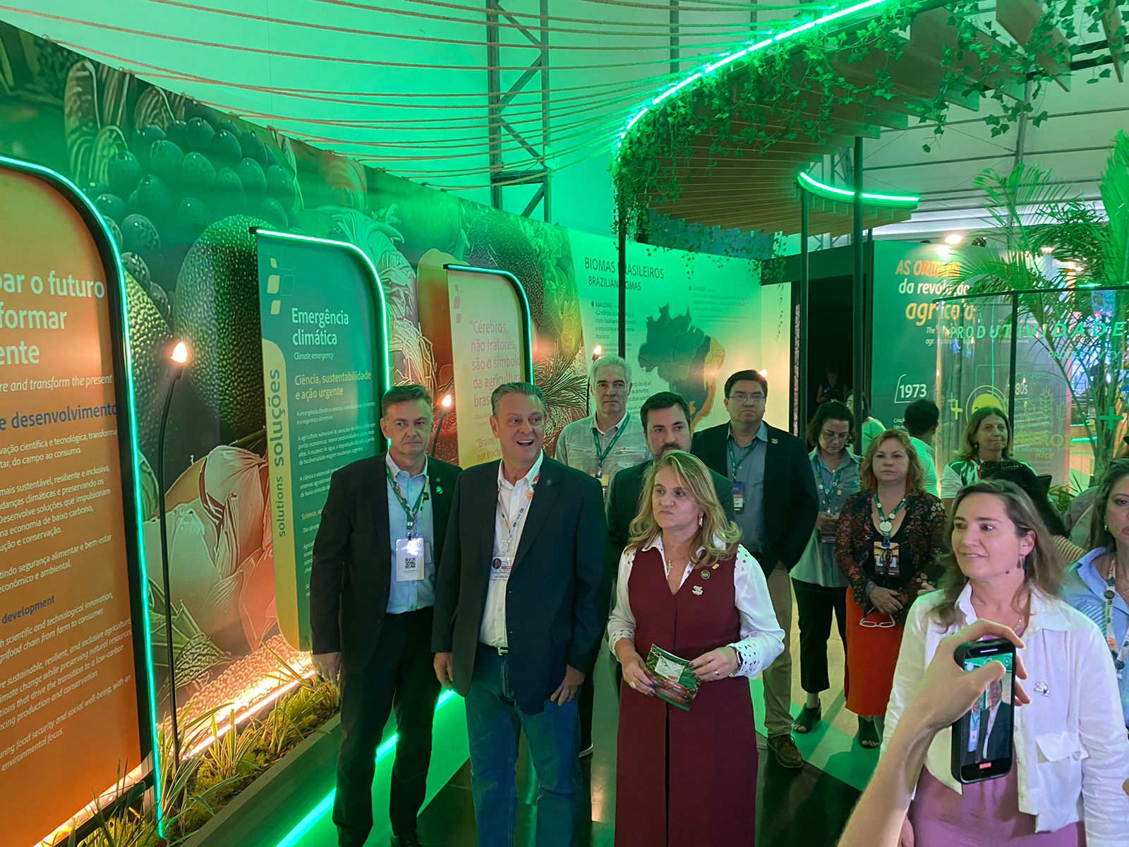 Carlos Fávaro visita a AgriZone, na COP30