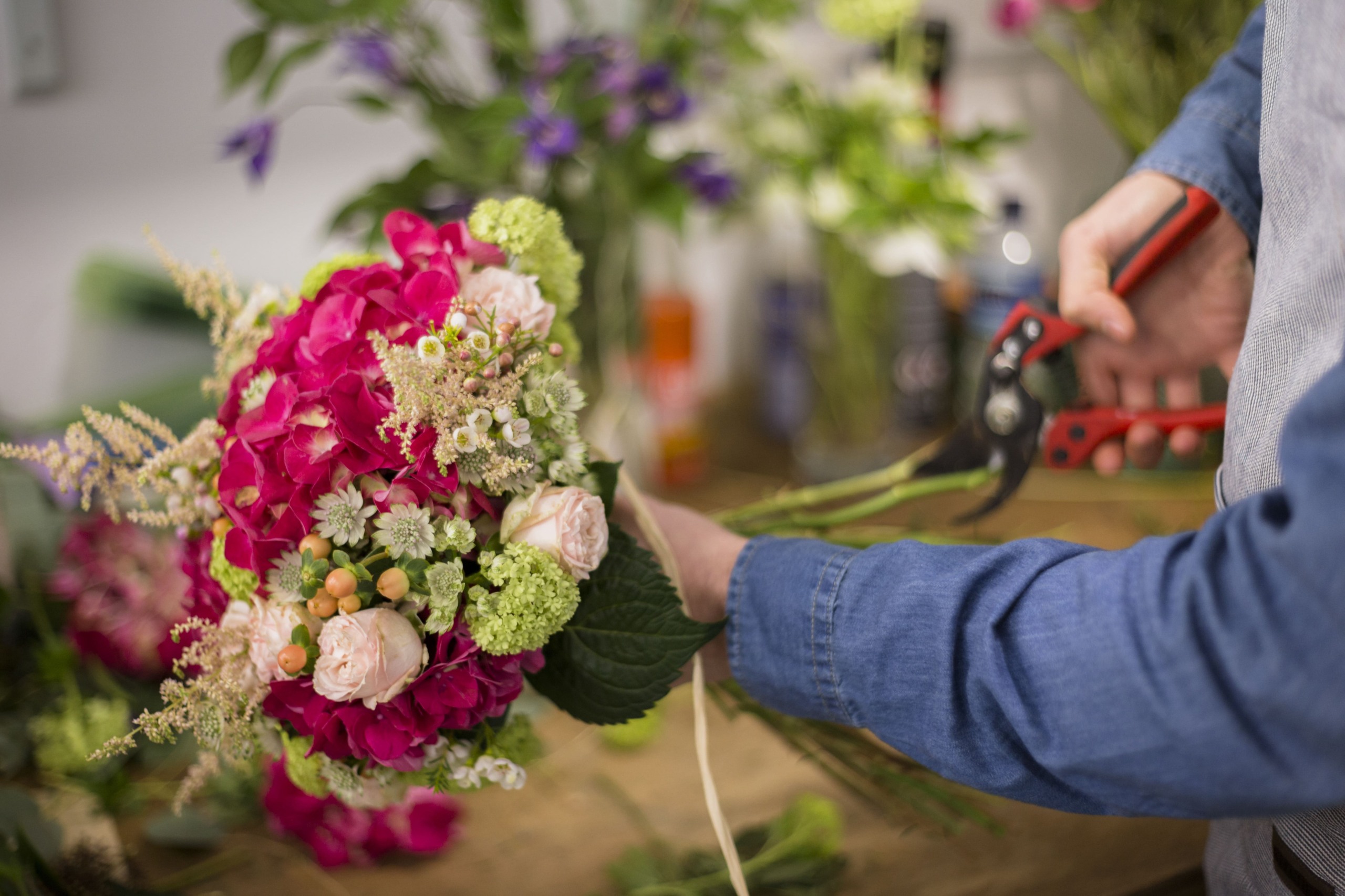 Buquê de flores, floricultura